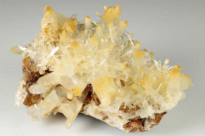 Stunning, Mango Quartz Crystal Cluster - Cabiche, Colombia #188377